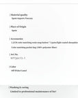 Night in Paris Toscana shearling coat materials and care information