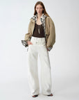 Old Money Style Linen Cut Scimitar Pants"Weiss Love Letter" - variant_title