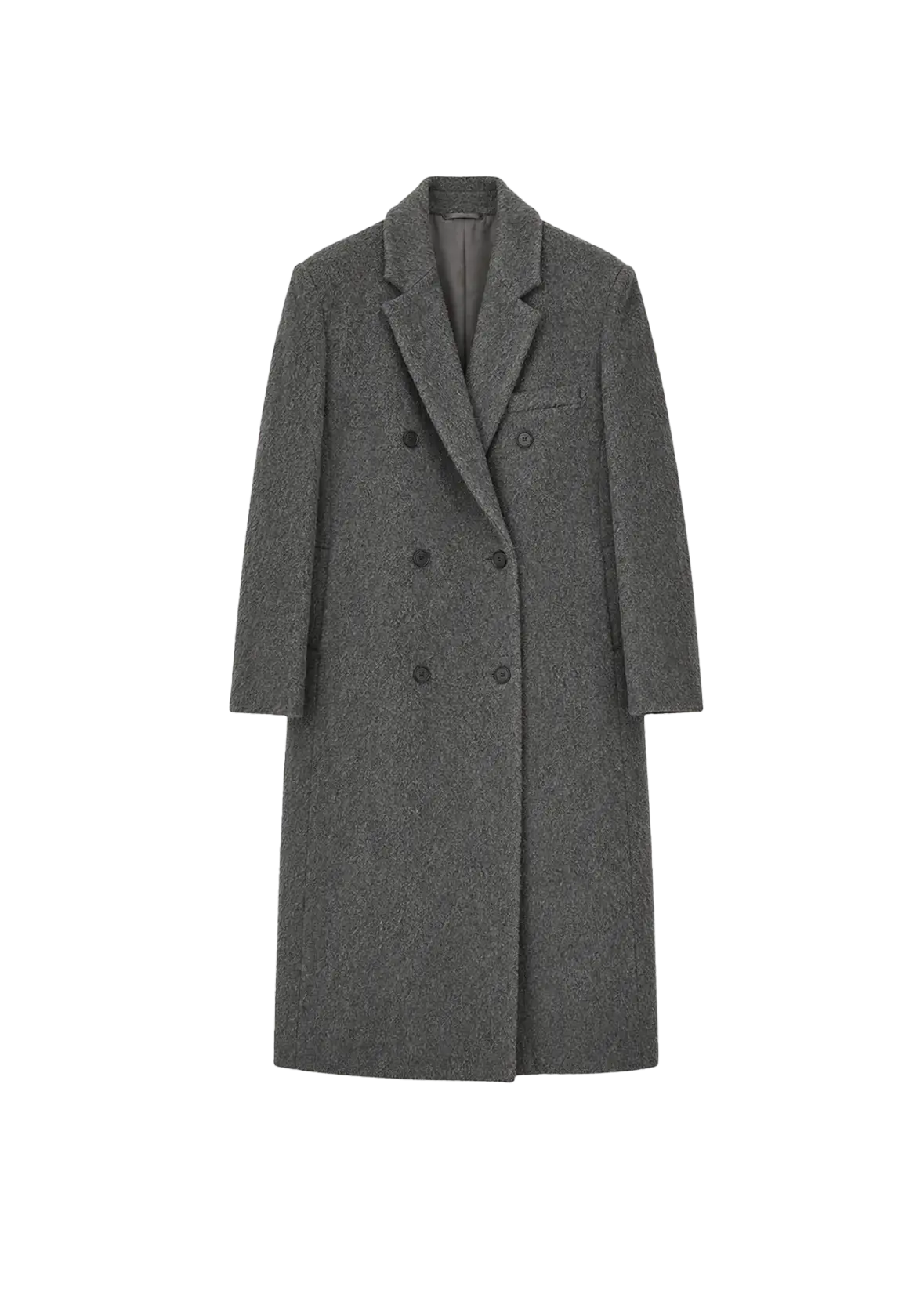 Opium Nights double-breasted straight-shoulder blazer coat product image 01