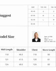 "Opium Nights"Women's Double - Breasted Blazer Coat with Straight Shoulders - variant_title