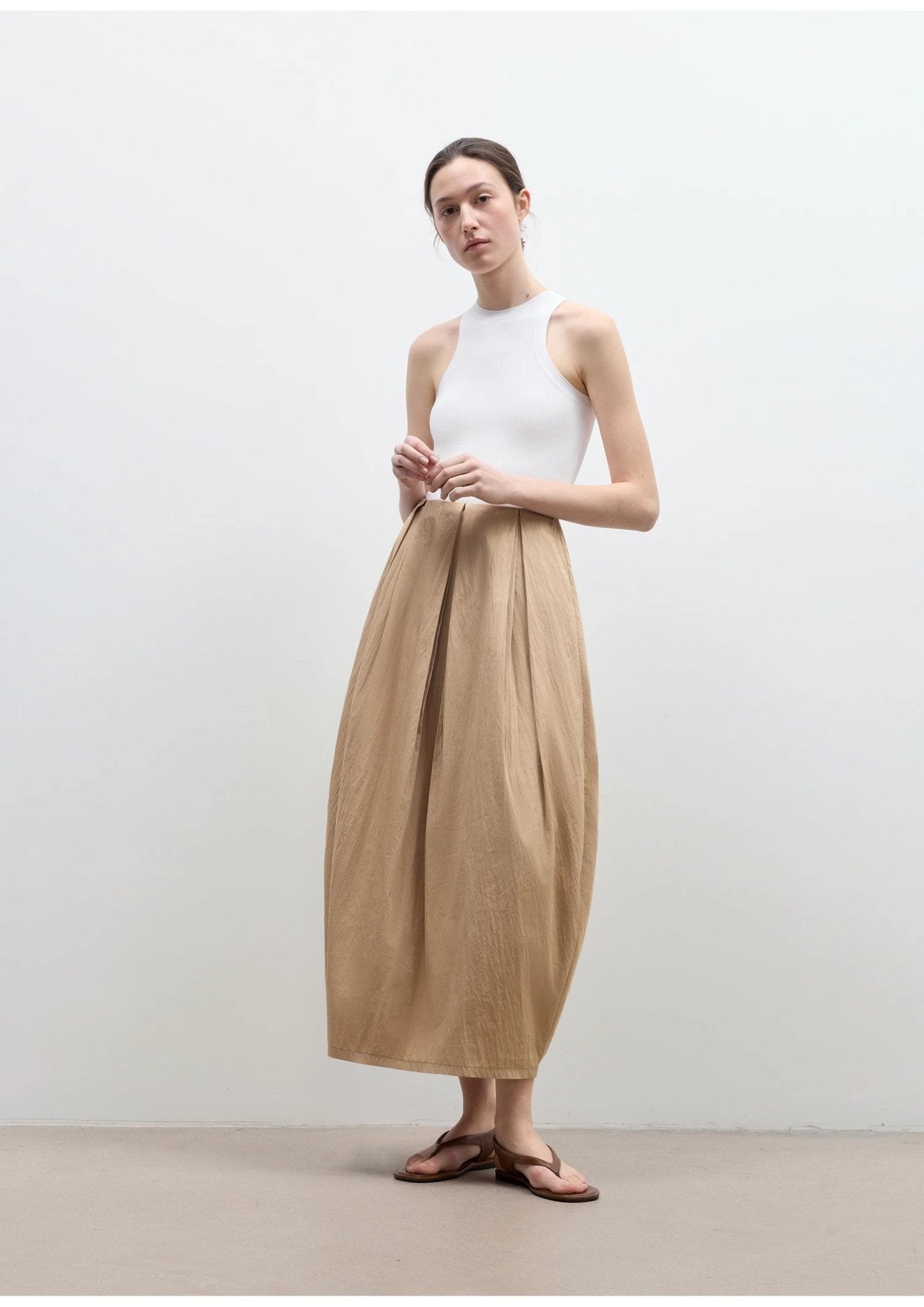 "Peninsula Art" Styling Flower Bud Skirt High Waist Skirt for Women - variant_title