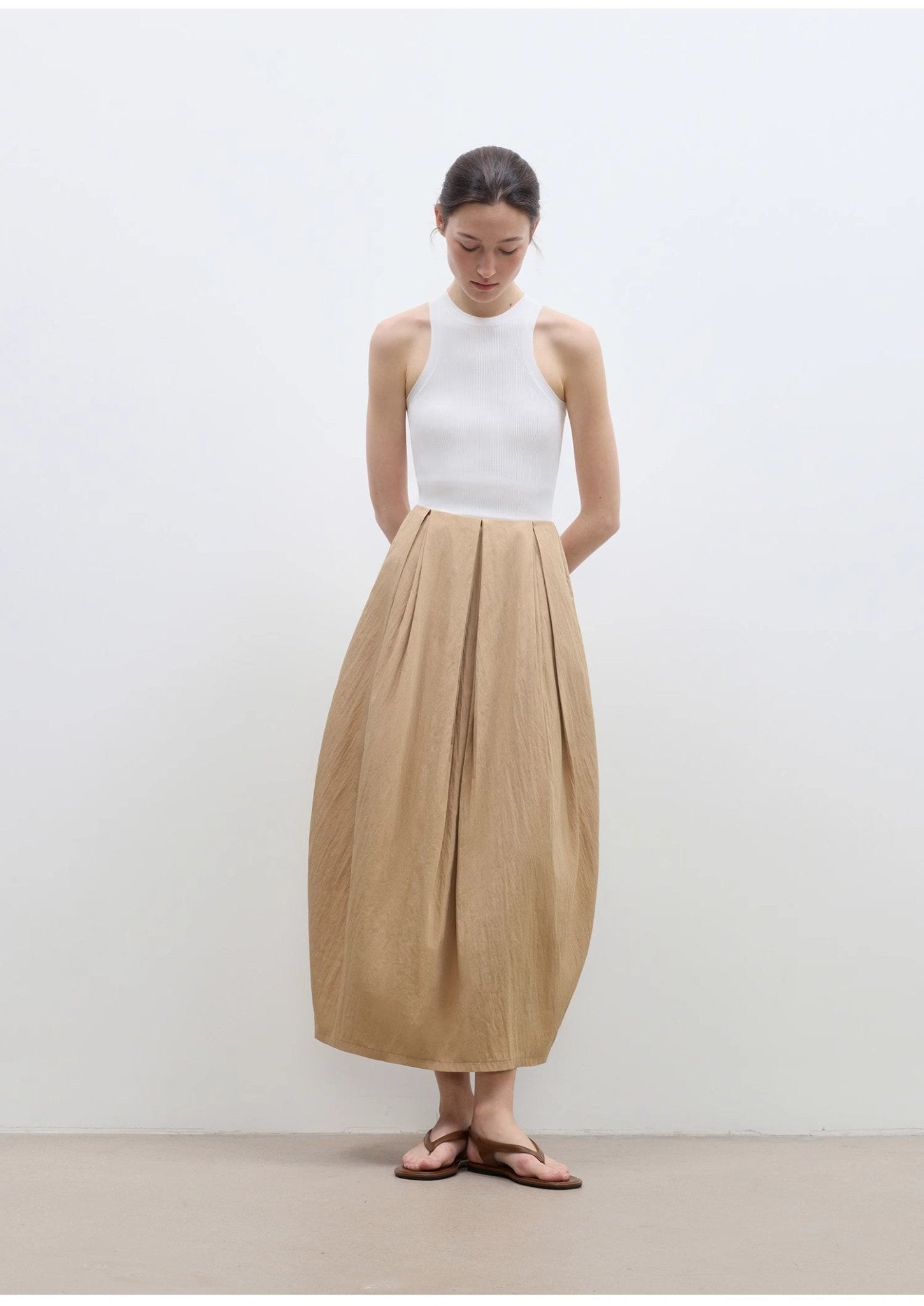 "Peninsula Art" Styling Flower Bud Skirt High Waist Skirt for Women - variant_title