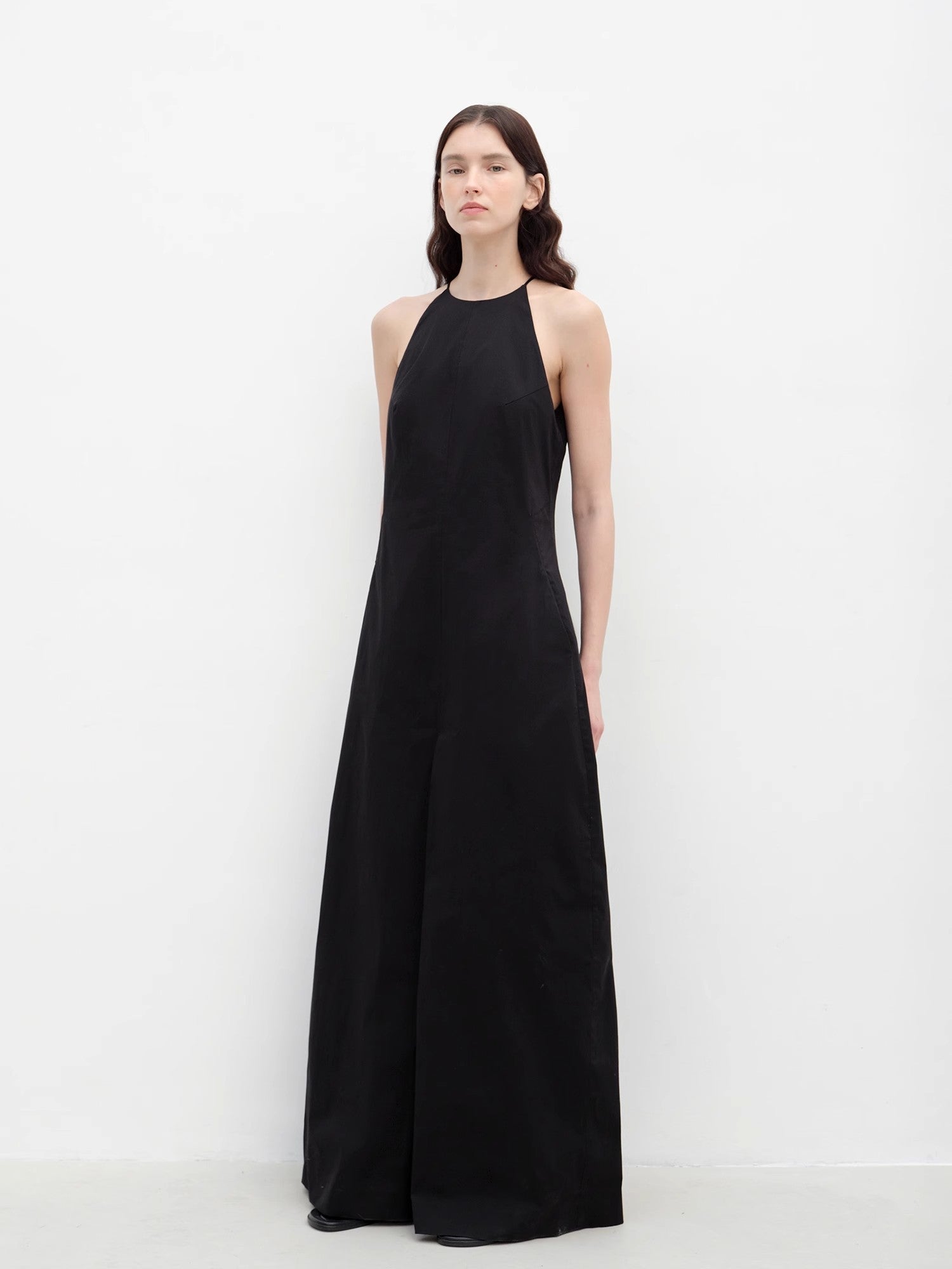 "Piano Music" halterneck waist - cinching cocoon dress - variant_title