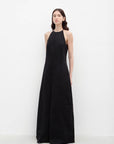 "Piano Music" halterneck waist - cinching cocoon dress - variant_title