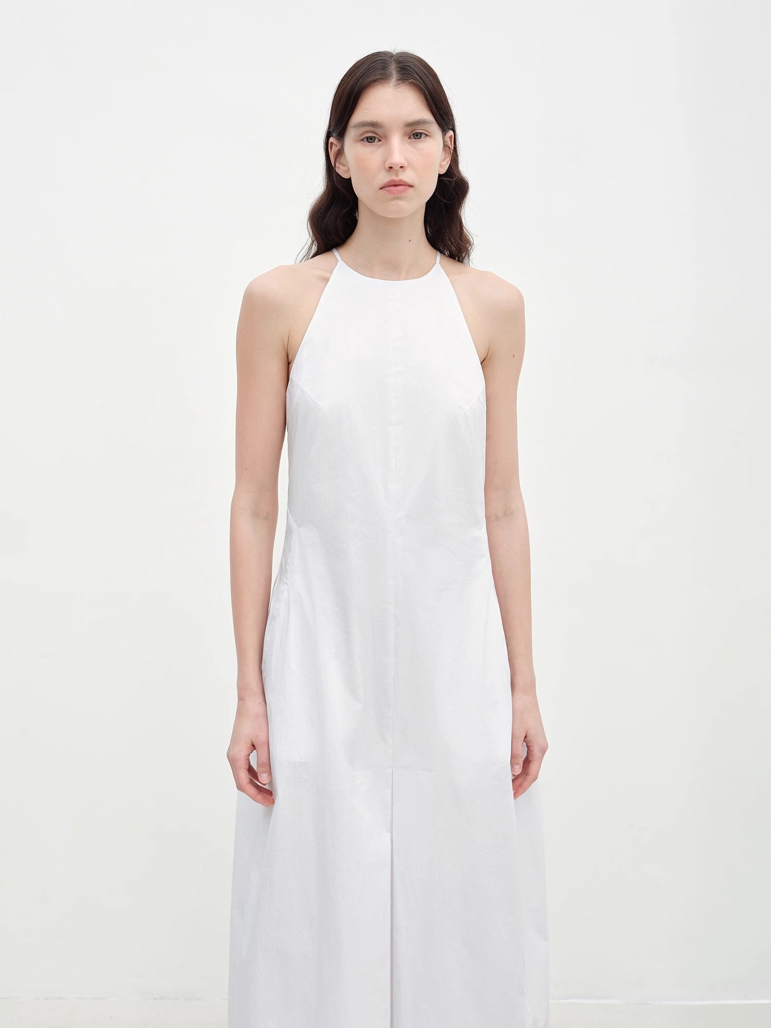 "Piano Music" halterneck waist - cinching cocoon dress - variant_title