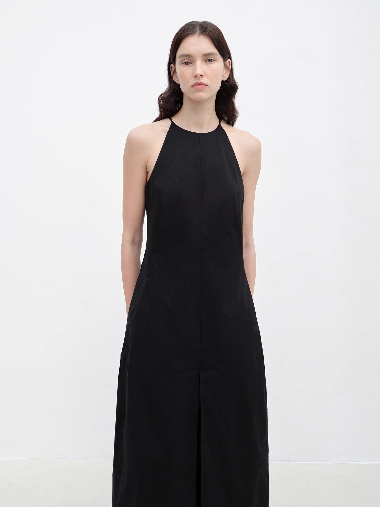 "Piano Music" halterneck waist - cinching cocoon dress - variant_title