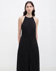 "Piano Music" halterneck waist - cinching cocoon dress - variant_title