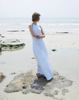 "Piano Music" halterneck waist - cinching cocoon dress - variant_title