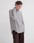 Plaid shirt commuting inner top high - end long - sleeved "Independence Song" - variant_title