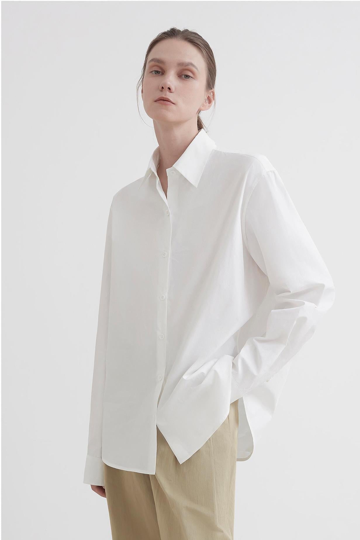 Plaid shirt commuting inner top high - end long - sleeved "Independence Song" - variant_title