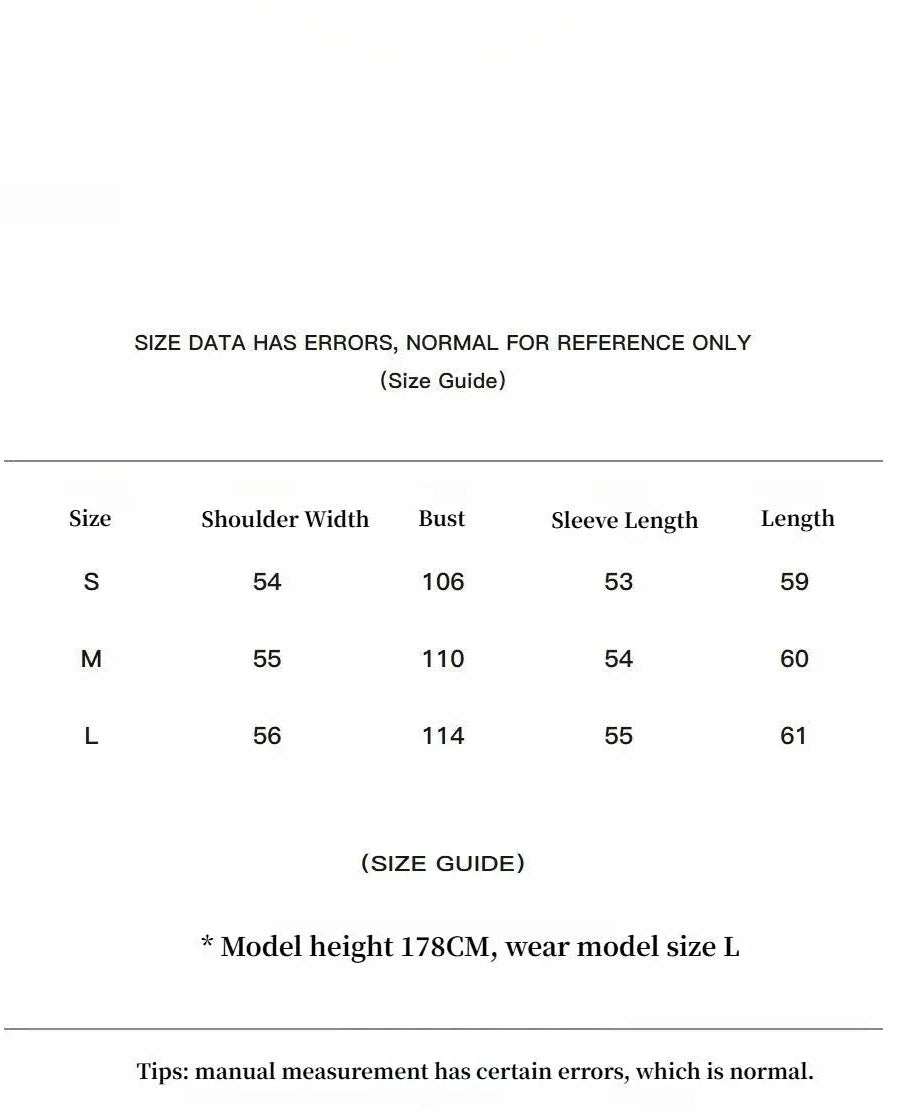 Polar Night Star fox fur coat size guide for S, M and L