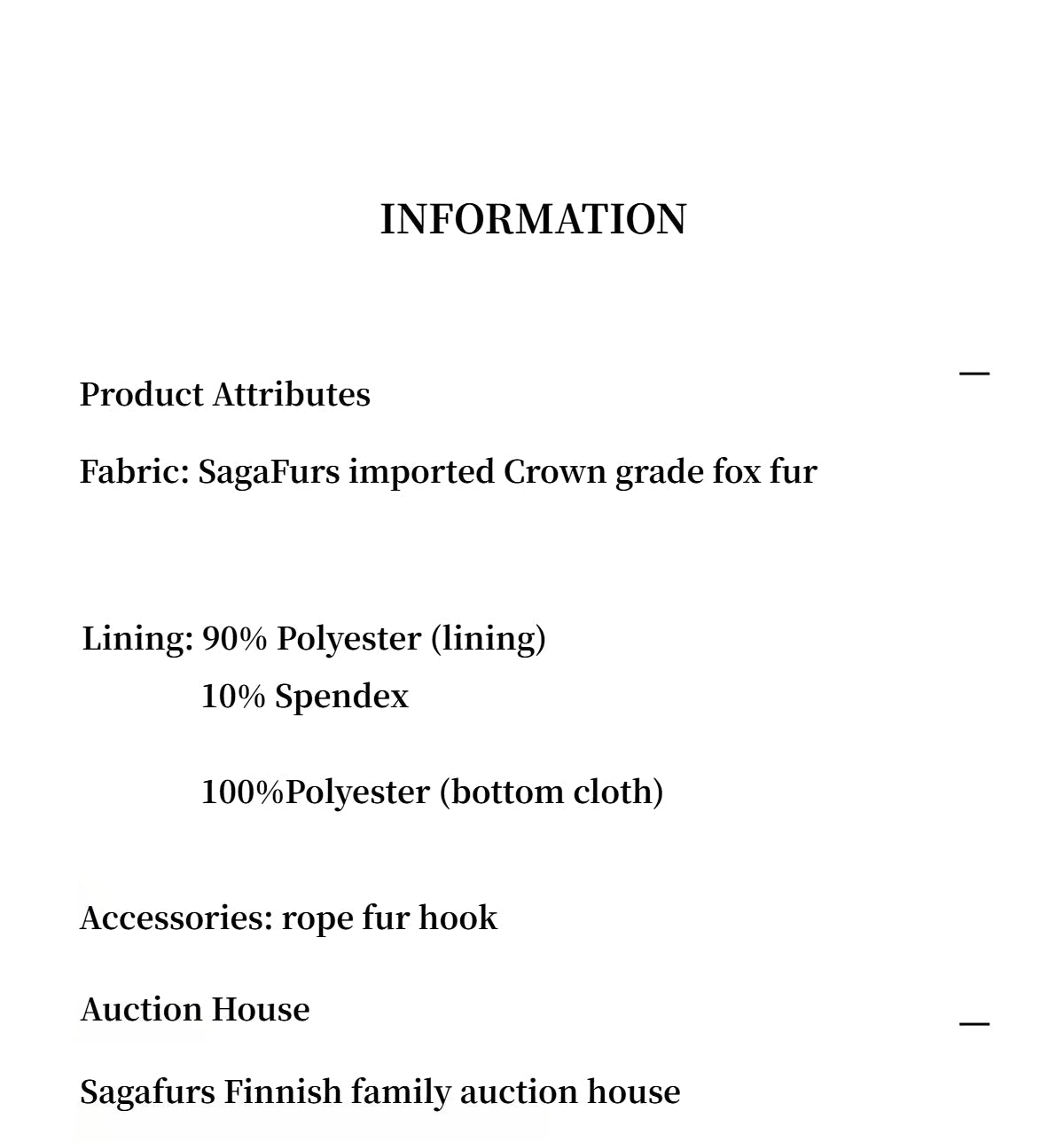 "Polar Night Star" imported sagafurs fox fur coat whole fox fur coat - variant_title