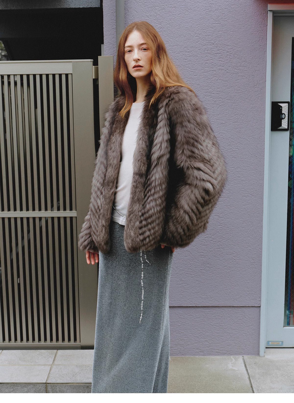 "Polar Night Star" imported sagafurs fox fur coat whole fox fur coat - variant_title