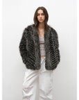 "Polar Night Star" imported sagafurs fox fur coat whole fox fur coat - variant_title