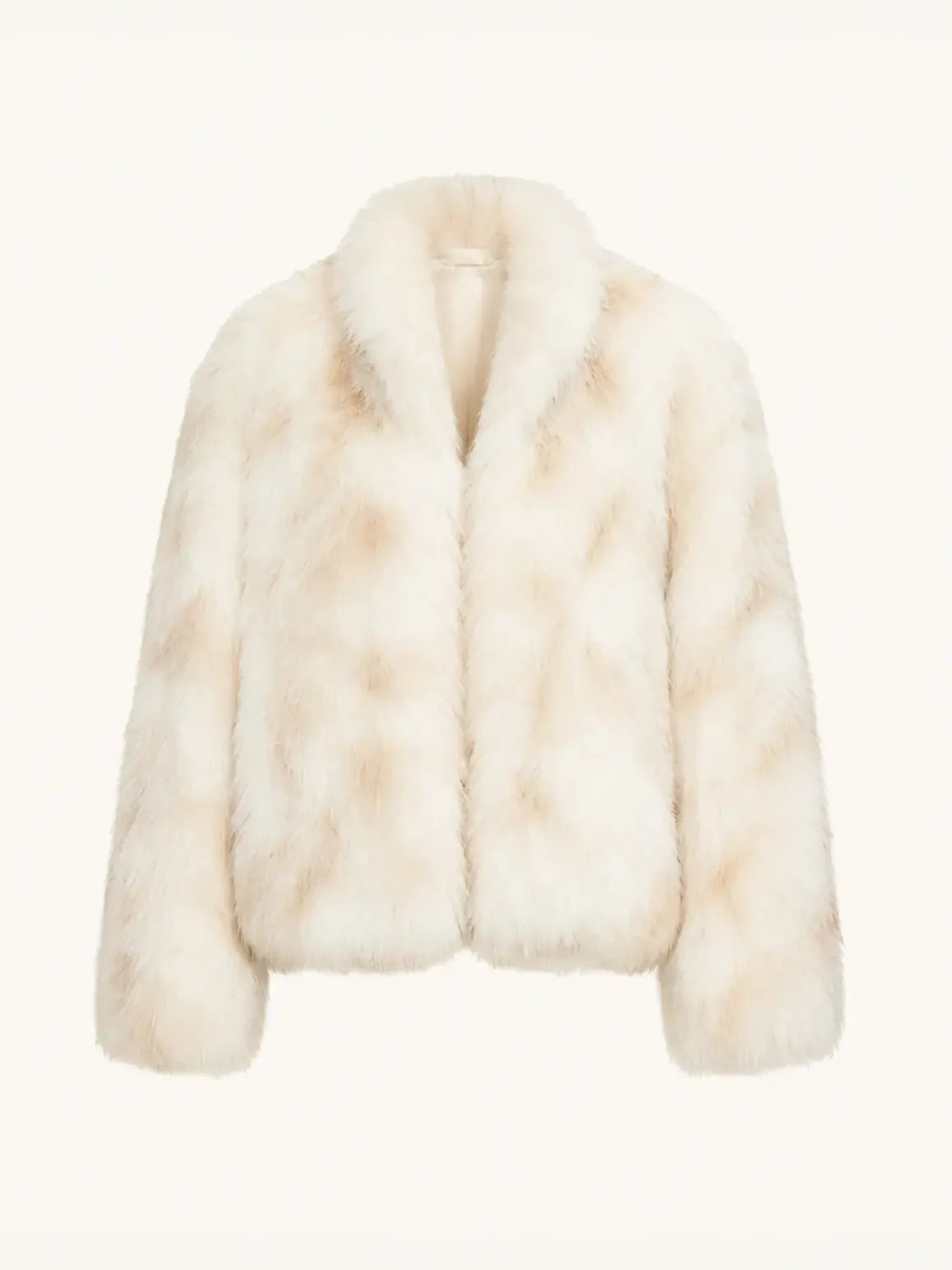 Polar Snow Apricot SagaFurs fox fur coat product view