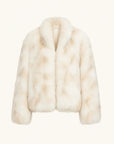 Polar Snow Apricot SagaFurs fox fur coat product view