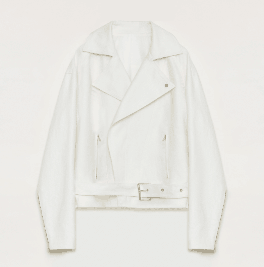 Practical personality linen draped trapezoidal jacket"Modern Past" - variant_title