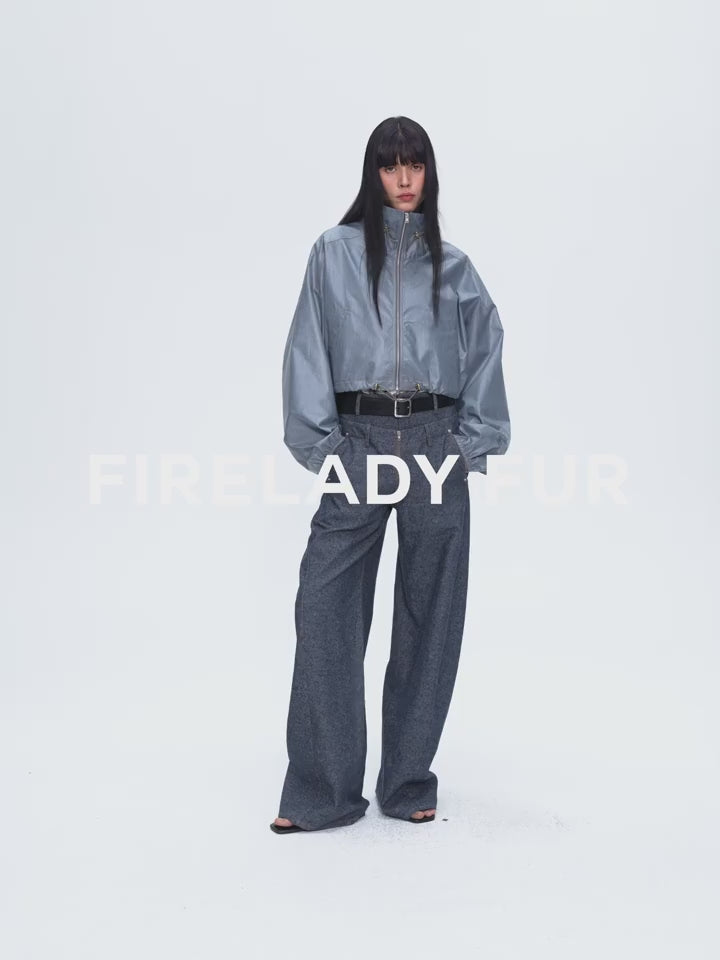 "Blues Notes" Technological Composite Film Cotton Lightweight Outdoor Jacket