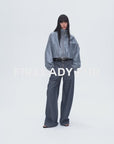 "Blues Notes" Technological Composite Film Cotton Lightweight Outdoor Jacket