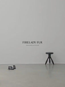 Fireladyfur Women's Finland Saga Fox Fur Fashion Cardigan“Black Sugar”