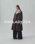 "Urban Island" Retro Plaid Mid-Length Workwear Lapel Trench Coat