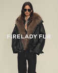 Firelady Fur Women's down fur parka Coyote and Raccoon Fur Collar-“The long night is coming”