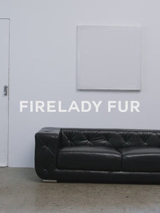 Fireladyfur Women's Detachable Goose Down Parka "Cool Denim"