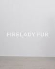 "Darcy Manor" imported Toscana straight wool sheepskin sweetheart collar short fur coat