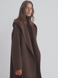 Fireladyfur Women's Hooded Cape | Australian Wool & Cashmere Blend"Magic World"