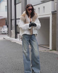 Firelady Fur Women's Fur Collar Parka with Coyote/Raccoon/Tokay Fur Trim "Epoch Winter Collection"