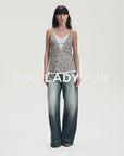 "Street Moments" Deconstructed Scimitar Straight Jeans Summer