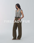 "Venice" Classical simple silhouette Italian imported jacquard ethnic style V-neck vest