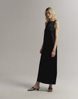 Fireladyfur Women's Imported Acetate Wool A-Line Dress"Corridor Stride"
