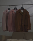 Firelady Fur Women‘s Sheepskin Jacket Blazer | Imported Suede Leather in Vintage “Meillard” Style"Sydney Echoes"