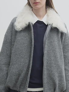 Fireladyfur Women's Parka with Tuscan Fur Collar & Removable Lining"Johnny"
