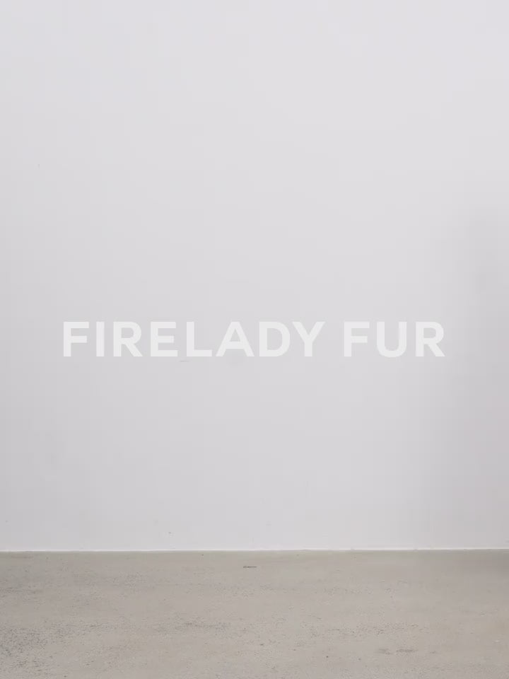 Fireladyfur Women’s Flocked Denim Goose Down Parka with Detachable Fox Fur Collar“City Travel”