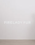 Fireladyfur Warm Short Style Jacket with a Large fur Hood and Raccoon Fur"Cool and Sharp"