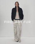 Casual stand-up collar jacket-style fluffy sheep curly hair fashionable short bomber coat"Curly Story"
