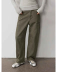 "Primal Instinct" retro distressed wasteland style washed silhouette loose scimitar jeans for autumn - variant_title