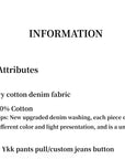 "Pure Flared" Japanese imported fabric Vintage retro washed loose flared jeans for women - variant_title