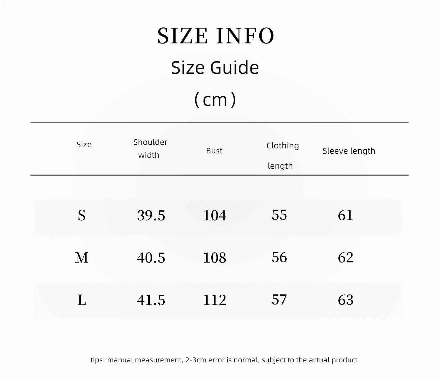 Reed Flower Finnish fox fur coat size guide in centimeters