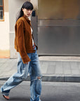 "Refreshing West Coast" Straight - Cut Selvedge Jeans with Smudged & Splashed Ink Detailing - variant_title