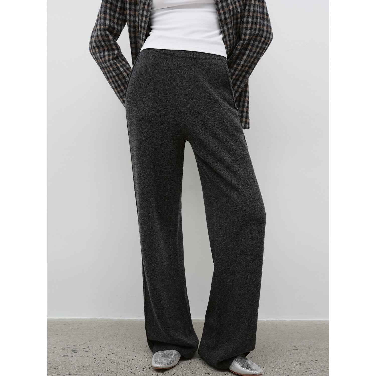 "Relaxed Encounter" Stylish Casual Sports Wool Knit Hoodie and Straight - Leg Leisure Pants Set - variant_title