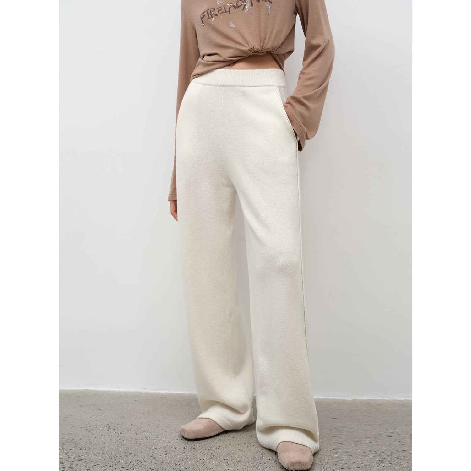 "Relaxed Encounter" Stylish Casual Sports Wool Knit Hoodie and Straight - Leg Leisure Pants Set - variant_title