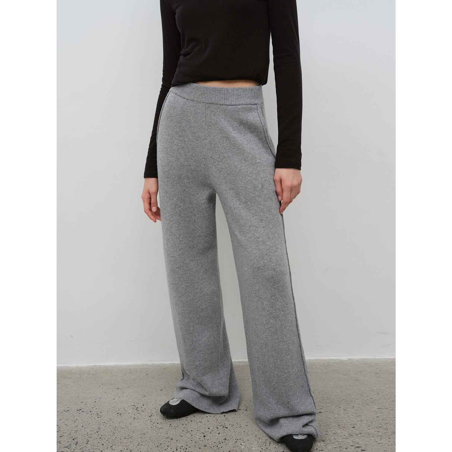 "Relaxed Encounter" Stylish Casual Sports Wool Knit Hoodie and Straight - Leg Leisure Pants Set - variant_title