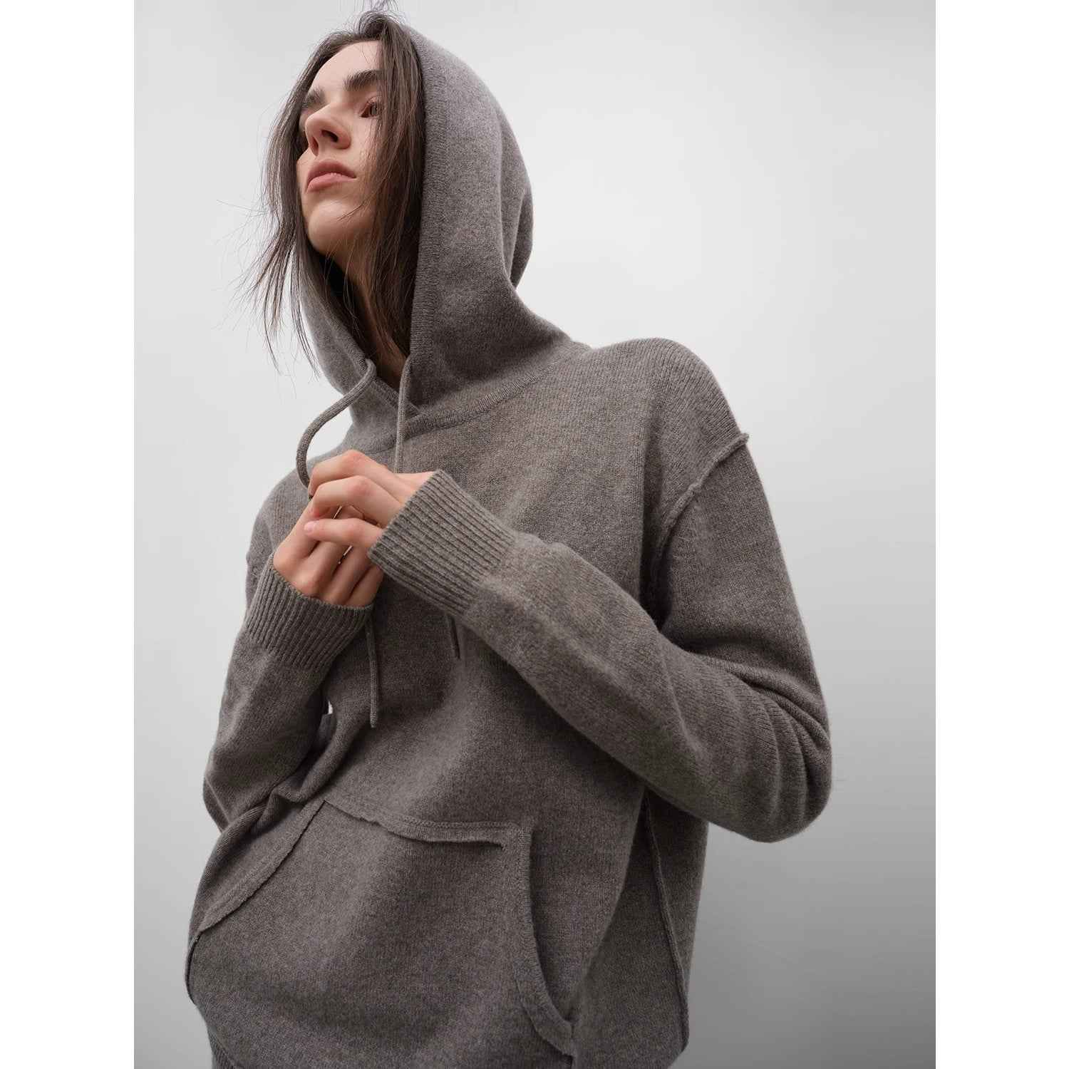 "Relaxed Encounter" Stylish Casual Sports Wool Knit Hoodie and Straight - Leg Leisure Pants Set - variant_title