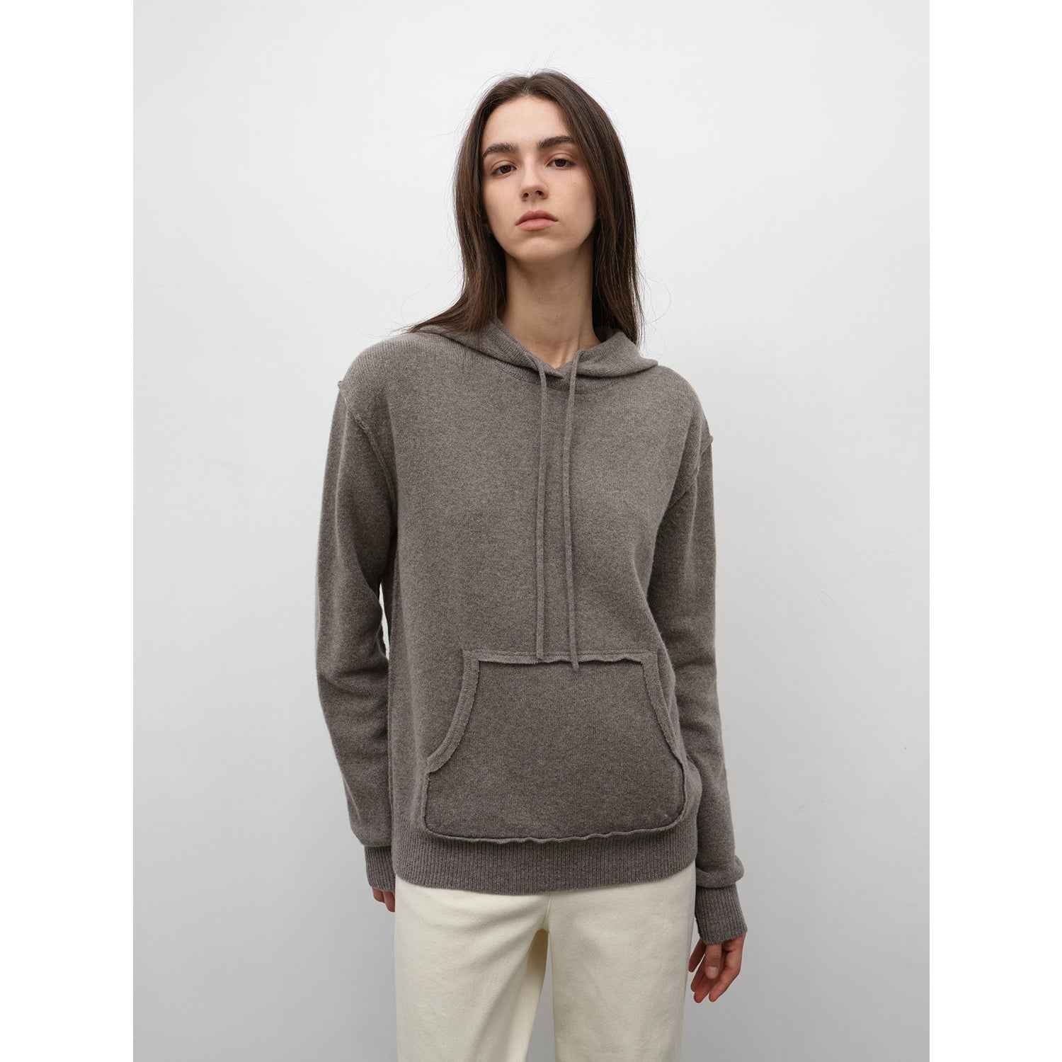 "Relaxed Encounter" Stylish Casual Sports Wool Knit Hoodie and Straight - Leg Leisure Pants Set - variant_title