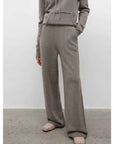 "Relaxed Encounter" Stylish Casual Sports Wool Knit Hoodie and Straight - Leg Leisure Pants Set - variant_title