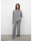 "Relaxed Encounter" Stylish Casual Sports Wool Knit Hoodie and Straight - Leg Leisure Pants Set - variant_title