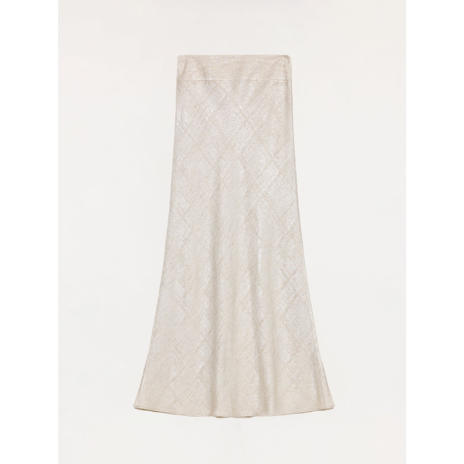 Retro bias - cut linen blended straight fishtail maxi skirt"Light and breezy" - variant_title